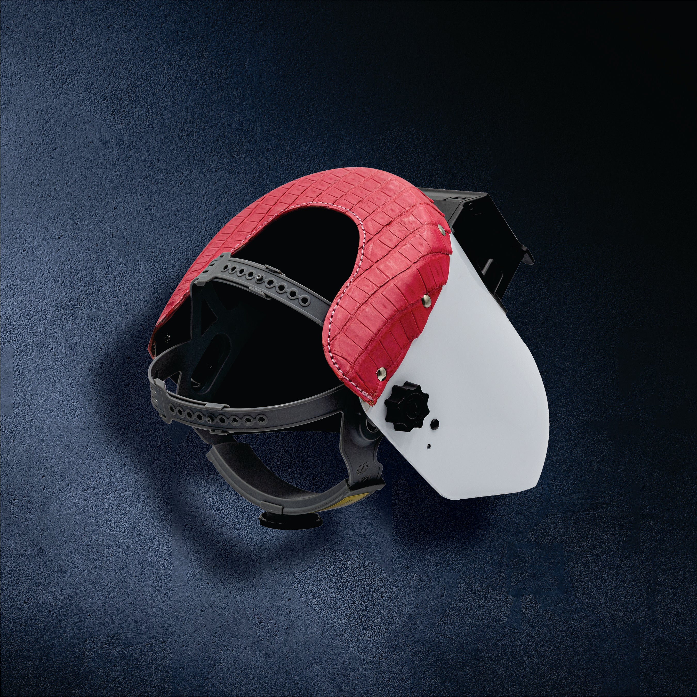 Outlaw Leather Proliner — White Shell with Pink Caiman
